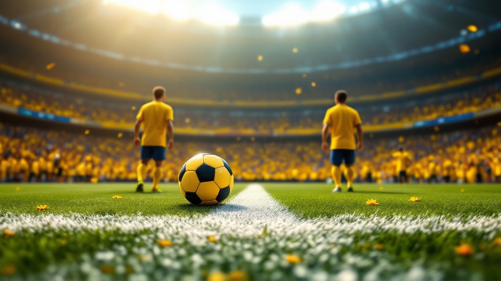 Imagem original da Golmetria sobre lesão de Brasil na Copa do Mundo, imagem cinematográfica gerada por IA; sem fotos reais, sem semelhança de pessoas reais e sem escudos.