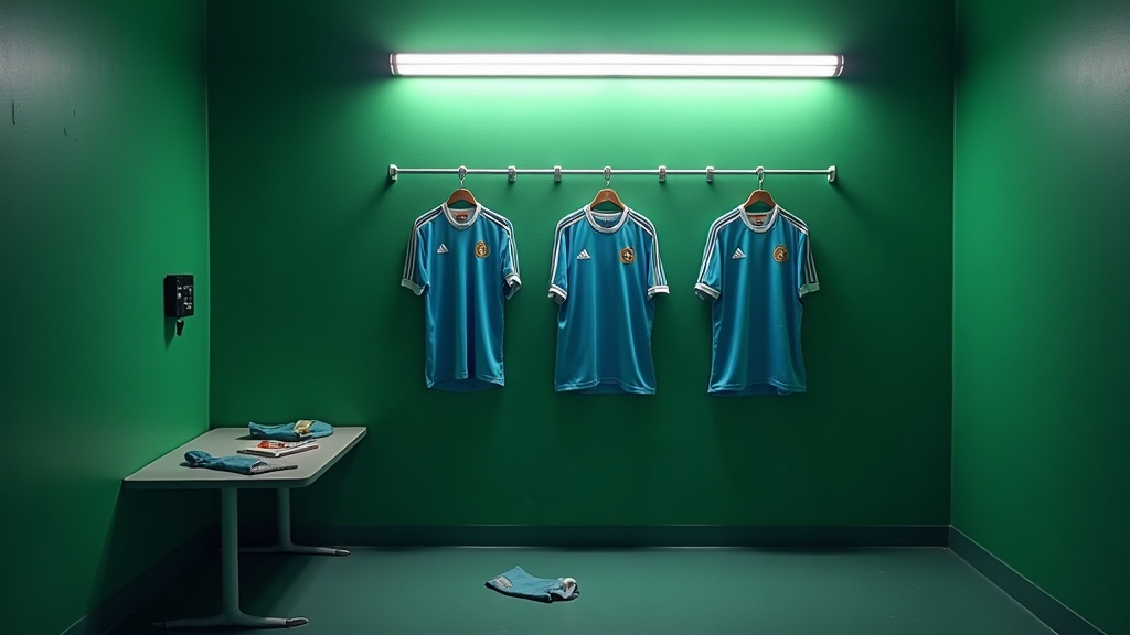 Original Golmetria data graphic on Argentina's World Cup lineup, in premium data-journalism style; no real photos, identifiable faces, or club crests.