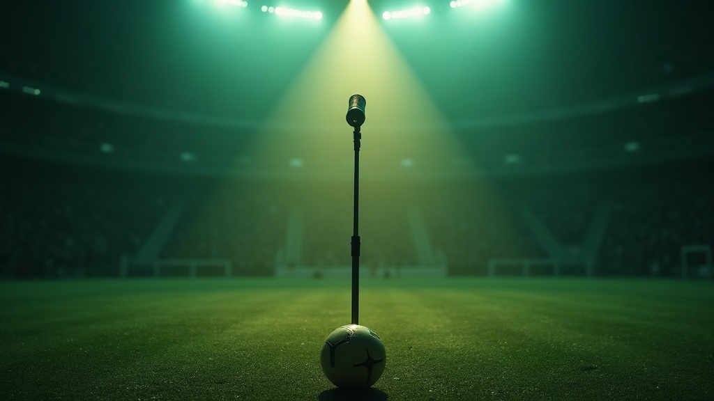 Original Golmetria image about the World Cup, cinematic AI-generated image; no real photos, identifiable faces, or club crests.